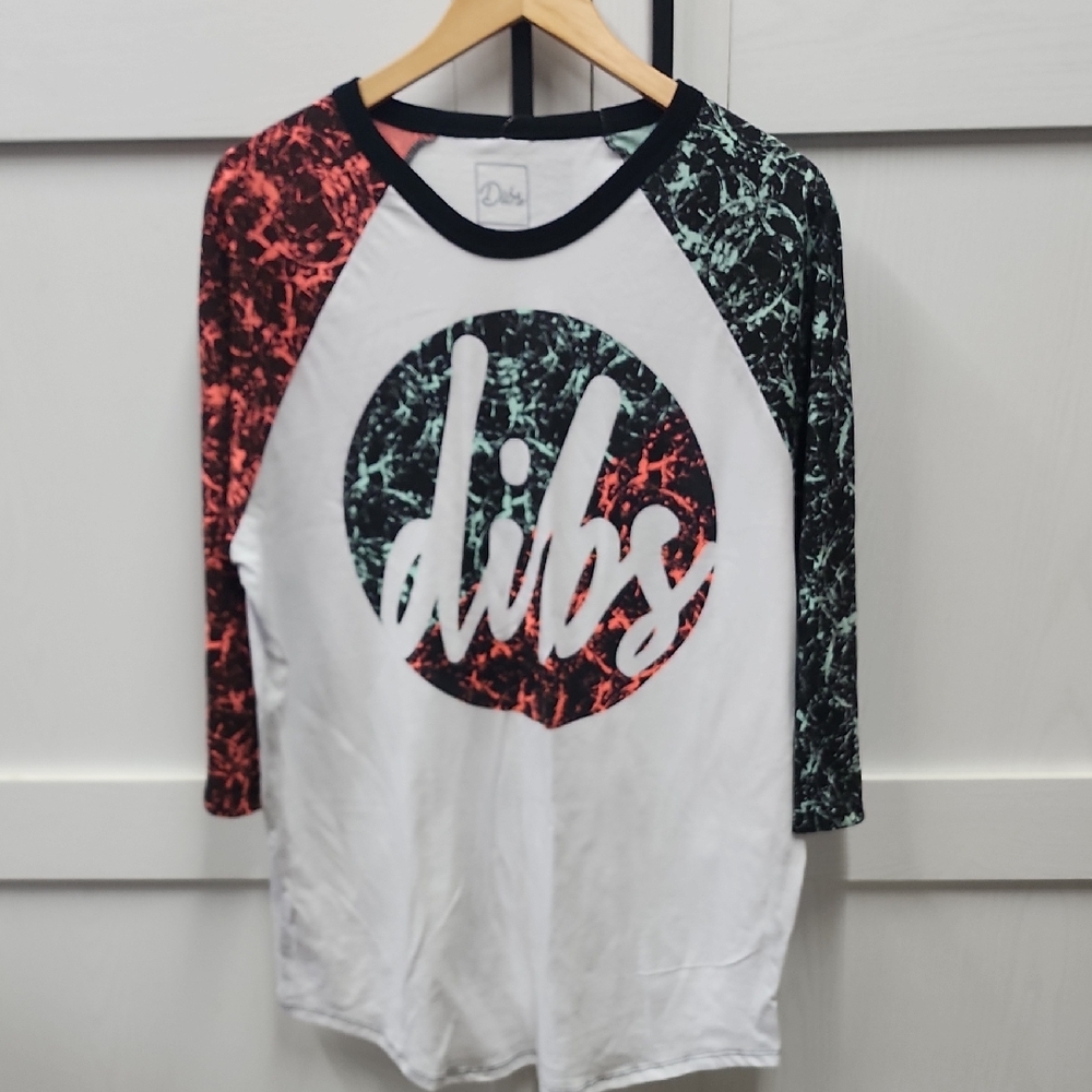 Dibs Men's Raglan Tee Tye Dye
